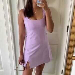 Abercrombie & Fitch YPB sculpt LUX Mini Dress Lilac Purple Size Medium